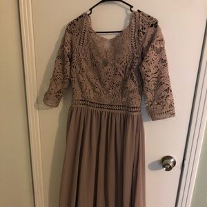 Taupe-gray dress